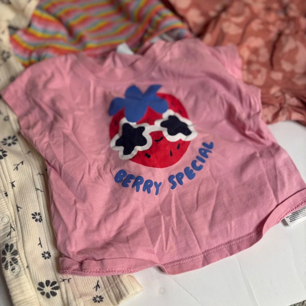 Baby Girl Clothes Bundle 6-12M 12M Old Navy Carters Grayson Mini 5pc Lot Gift